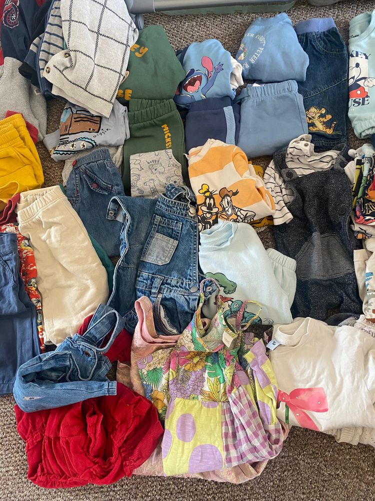 Assorted Kids Clothing Bundle 0-2 mainly boys some girls 100 items