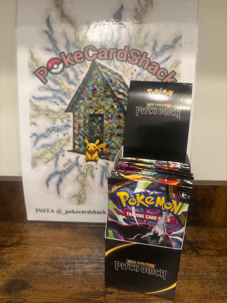 Pokémon Trading Card Game Mega Evolution Pitch Black Booster Packs