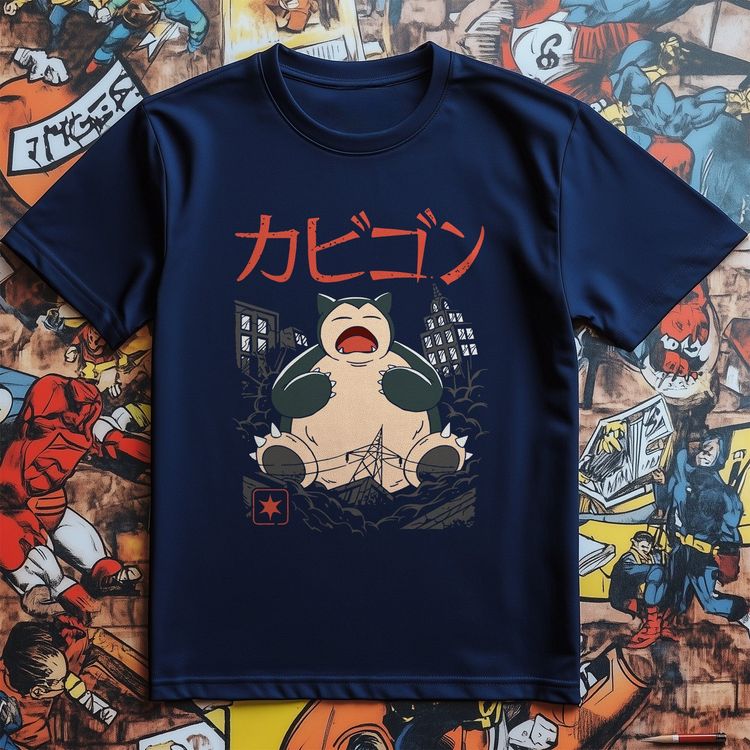Snorlax Kaiju T-Shirt 6