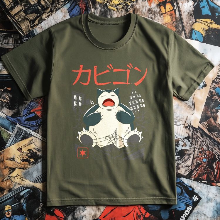 Snorlax Kaiju T-Shirt 4