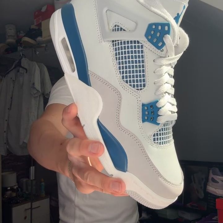 Jordan off military blue jordan 4 brand new size 9 product image