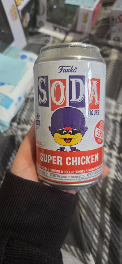 Funko Soda Can, Super Chicken, 3,500 pz (chance of chase)