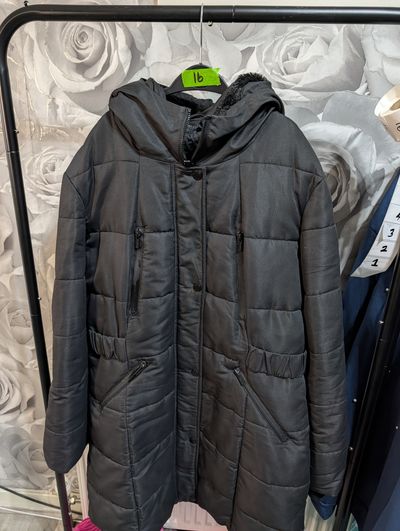 Firetrap Black Padded Hooded Coat