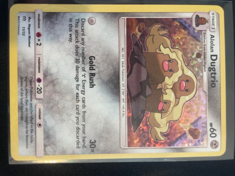 Pokémon Alolan Dugtrio Pokémon Card product image