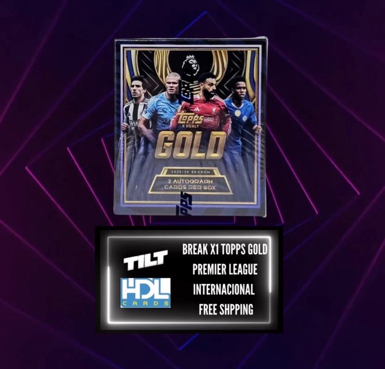 (BREAK 2)-x1 spots Topps  Gold Premier League Trading Cards