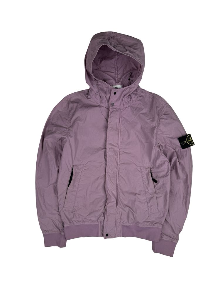 Stone Island Junior Hooded Pink Zip Up Windbreaker Jacket - Age 14 image 1