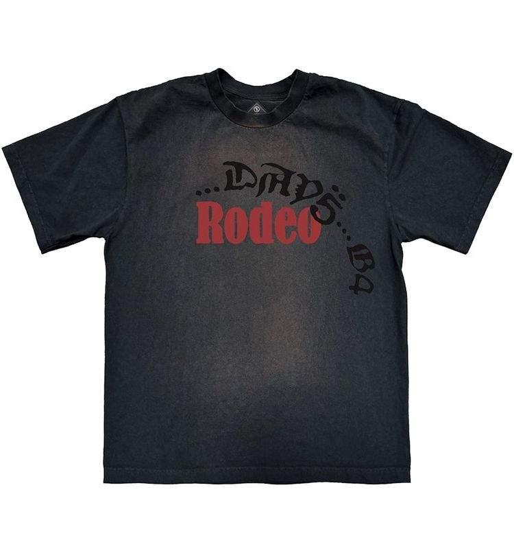 Travis Scott Cactus Jack by Travis Scott x Sp5der Days Before Rodeo Tee I - Black product image