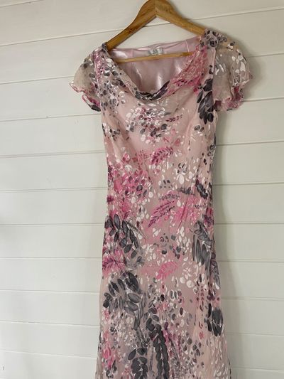 CC Petite Floral Print Dress - Size 12