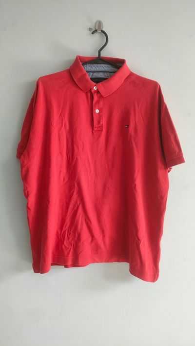 Tommy Hilfiger Red Polo Shirt
