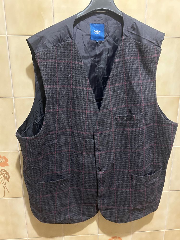 Men'S Checkered Vest