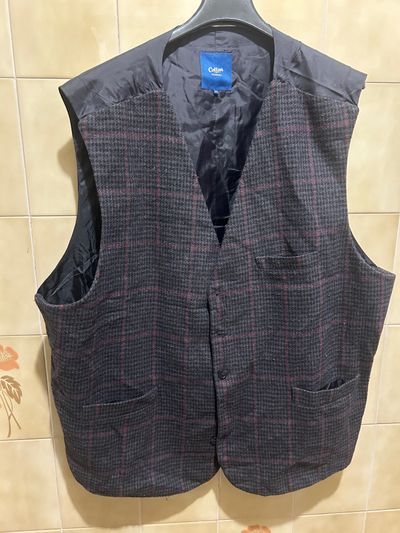 Men'S Checkered Vest