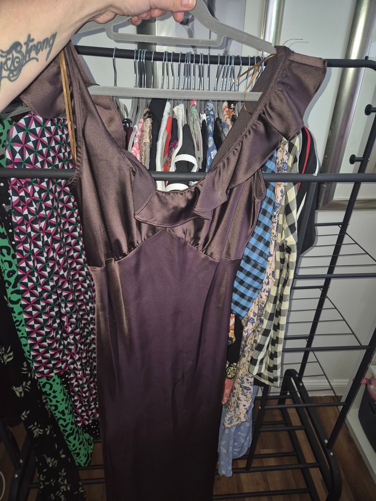 Other G21 Brown Satin Dress product image