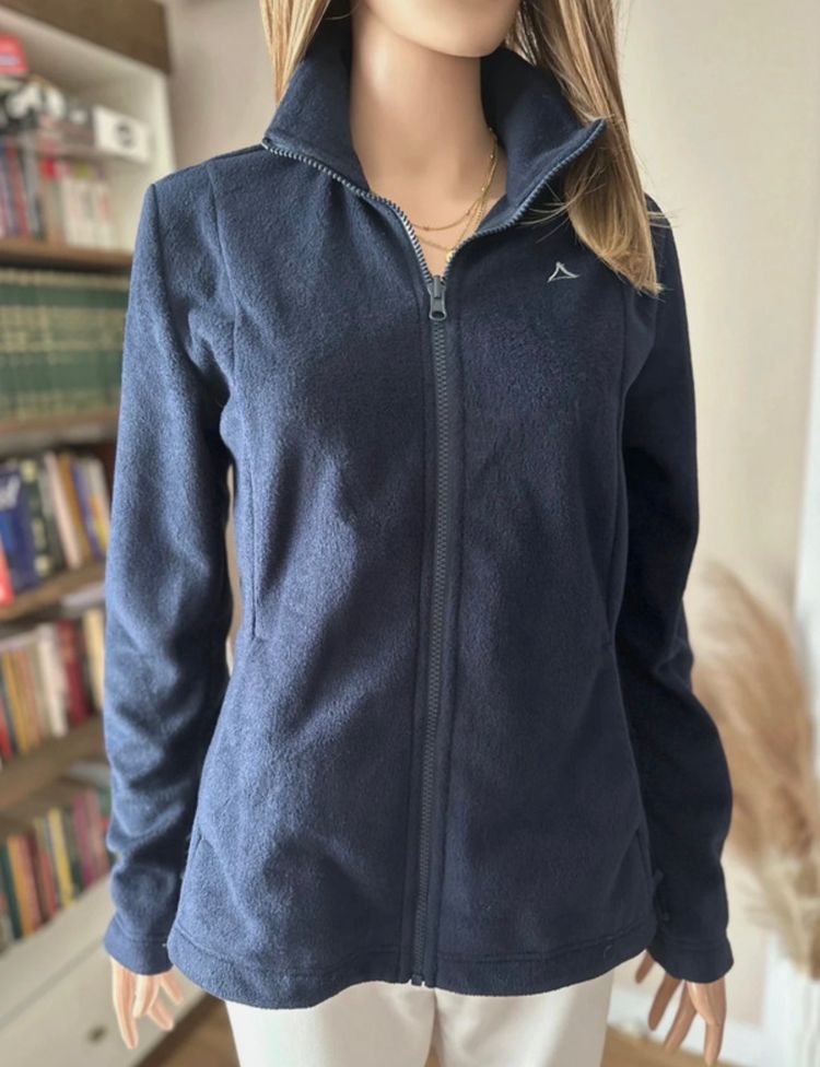 Schöffel navy fleece jacket Miękki Polar kurtka polarowa damska schoffel jesień zima ciepły M 38 obraz 2
