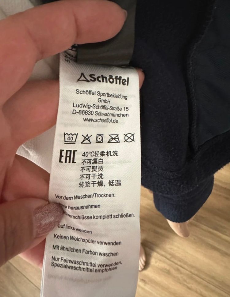 Schöffel navy fleece jacket Miękki Polar kurtka polarowa damska schoffel jesień zima ciepły M 38 obraz 6