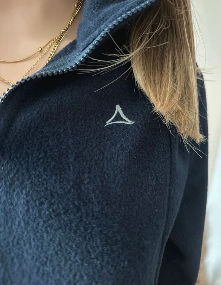 Schöffel navy fleece jacket Miękki Polar kurtka polarowa damska schoffel jesień zima ciepły M 38 obraz 3