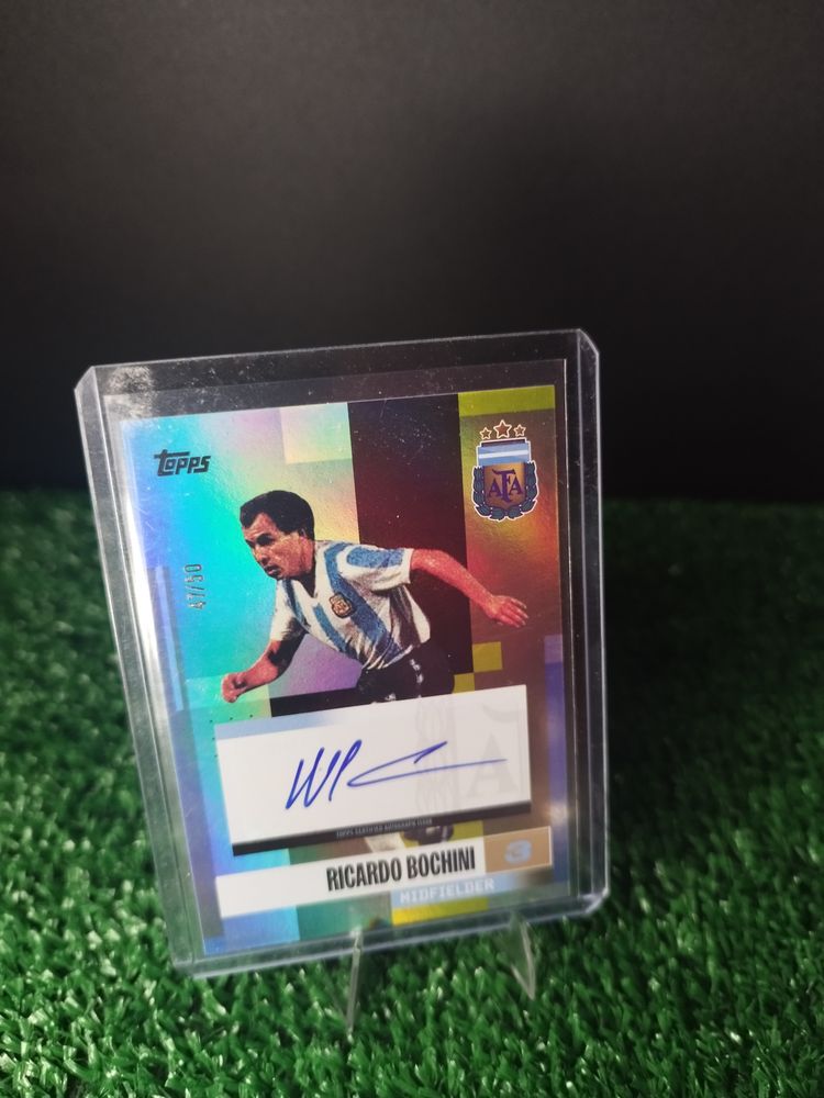 Ricardo Bochini Auto /50 #BA-RB Topps Argentina Team 2024