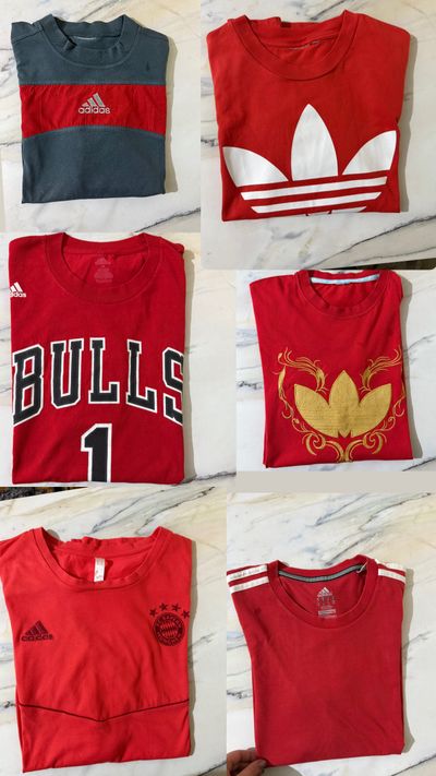 Box di magliette Adidas, sei pezzi