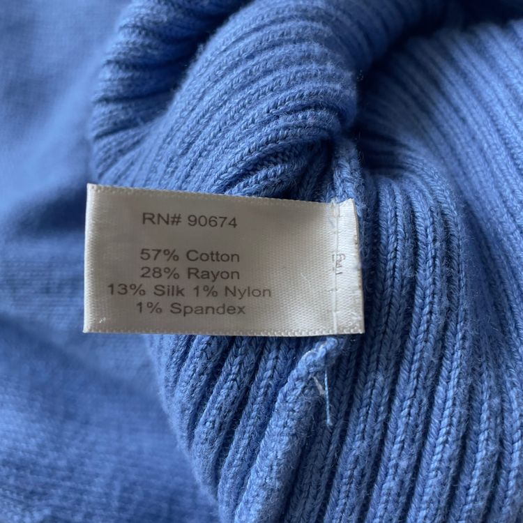 90’s Cosy Blue knit Full  Zip-Up Sweater image 5