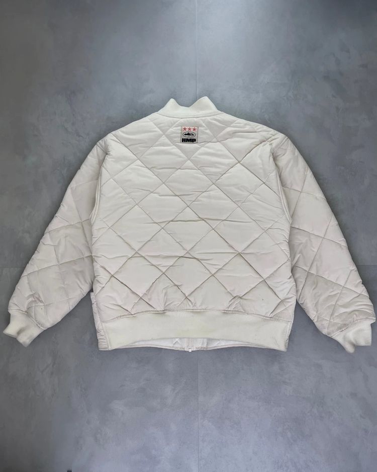 Corteiz HMP Quilted Bomber Off-White – L image 4