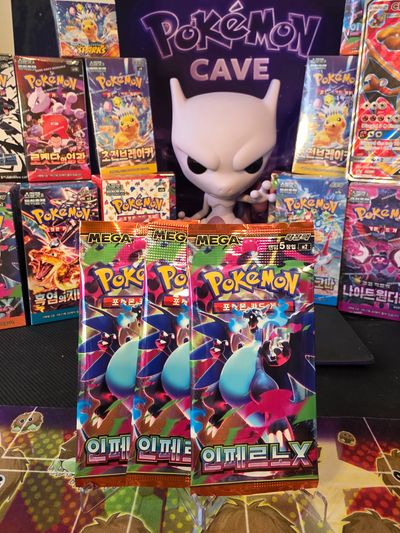 3x Premium Korean Pokémon booster pack.