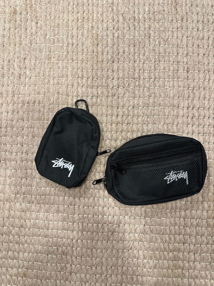 Stussy Black Pouch Bags