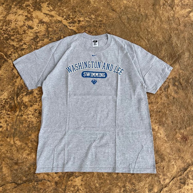 Nike Grey Washington And Lee Swimming T-Shirt