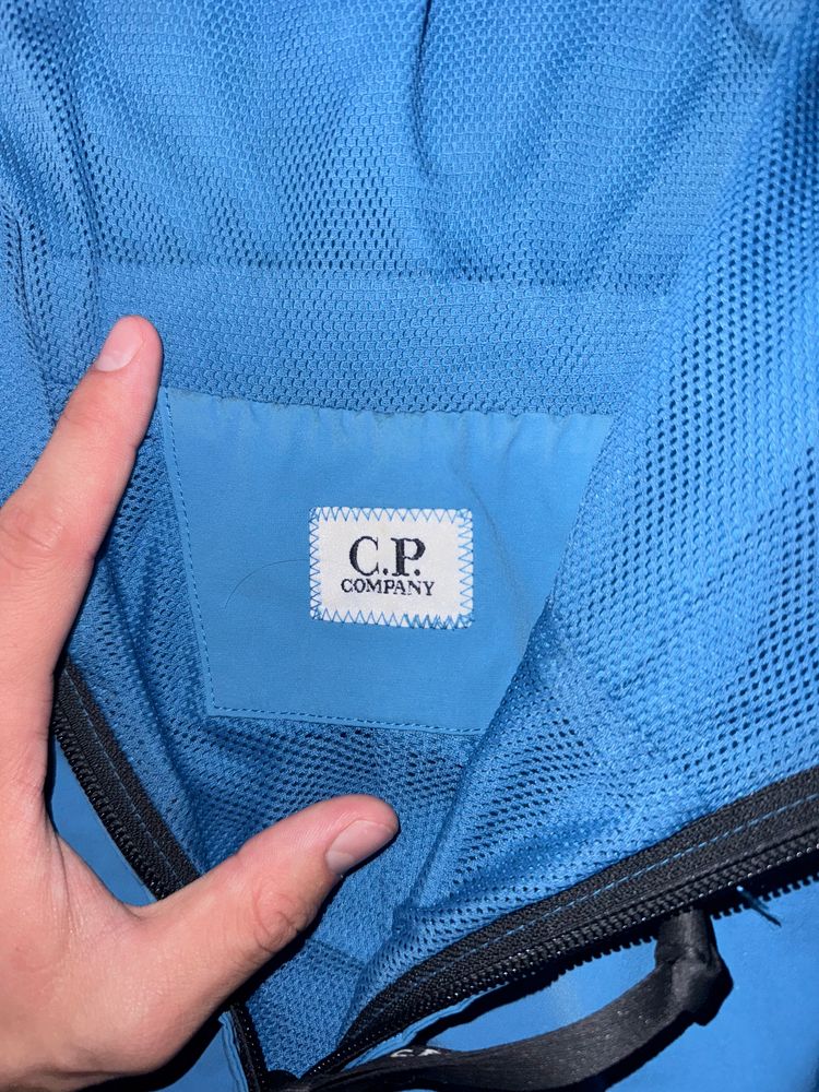C.P. Company Blue Hooded Smock Jacket 3