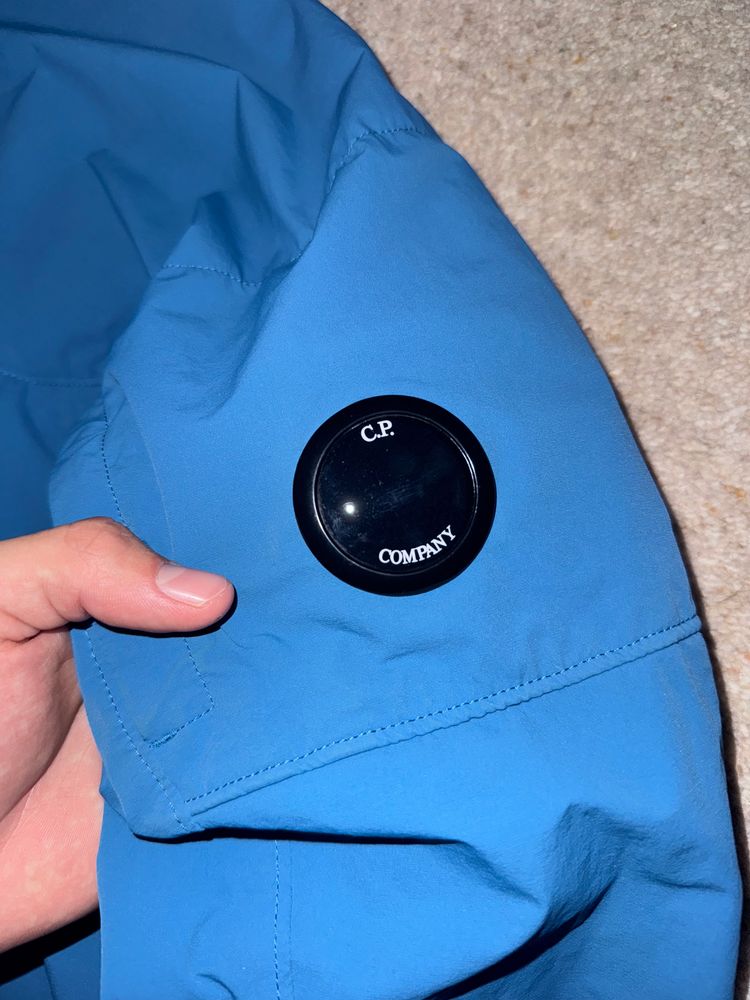 C.P. Company Blue Hooded Smock Jacket 4