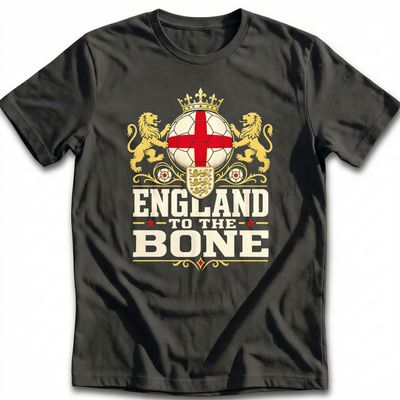 England To The Bone Football T-Shirt EU 1