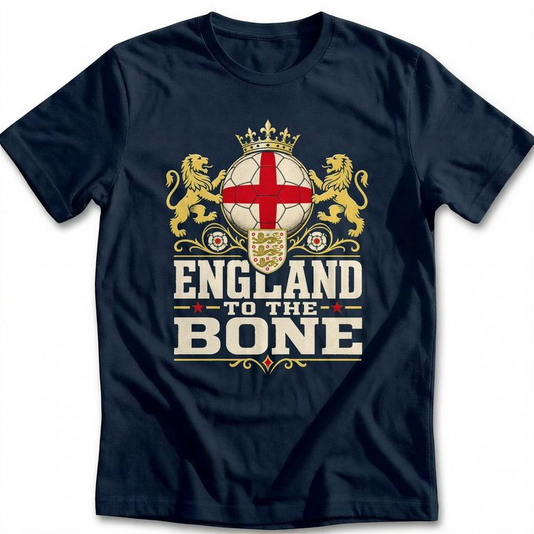 England To The Bone Football T-Shirt EU 3
