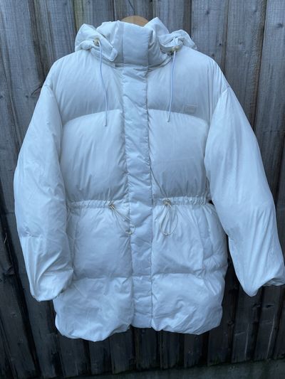 Levi’s Womens Padded Puffer Down Coat White Medium Brand New With Tags RRP £230