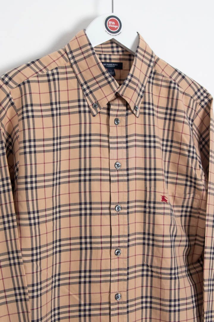 Burberry Nova Check Long Sleeve Shirt (S) imagen 2