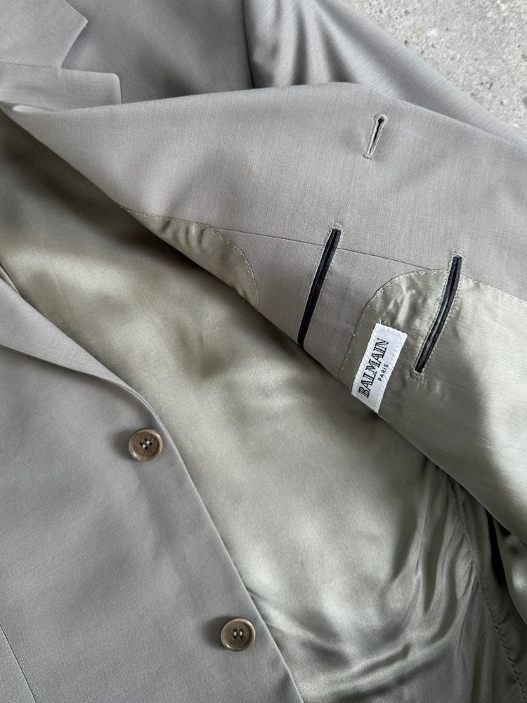 Balmain 2000s Wool Single Breasted Blazer - 38R obraz 6