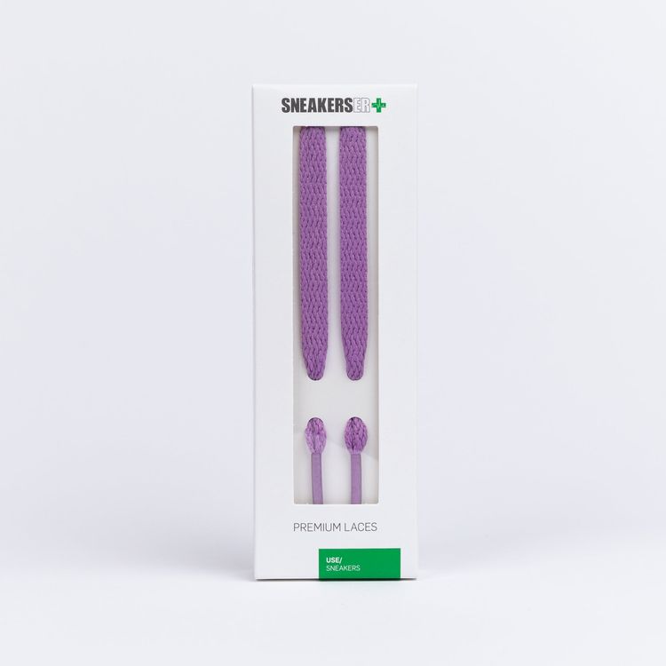HIGH HIGH TOP FLAT SNEAKER LACES 180CM X 8mm LILAC product image