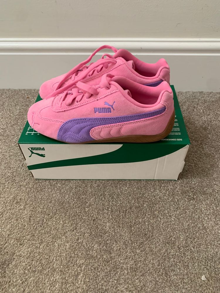 Puma pink and purple sneakers