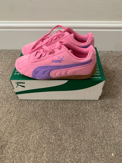 Puma pink and purple sneakers