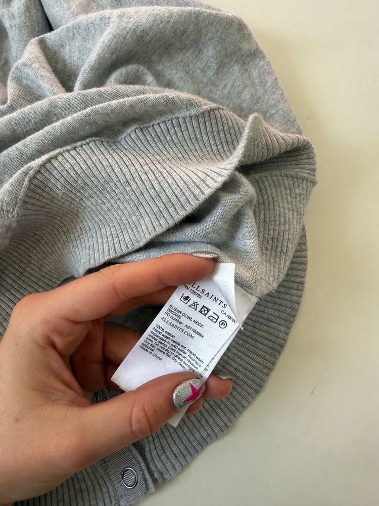 Immagine di Allsaints Batwing Popper Jumper (UK10) 5
