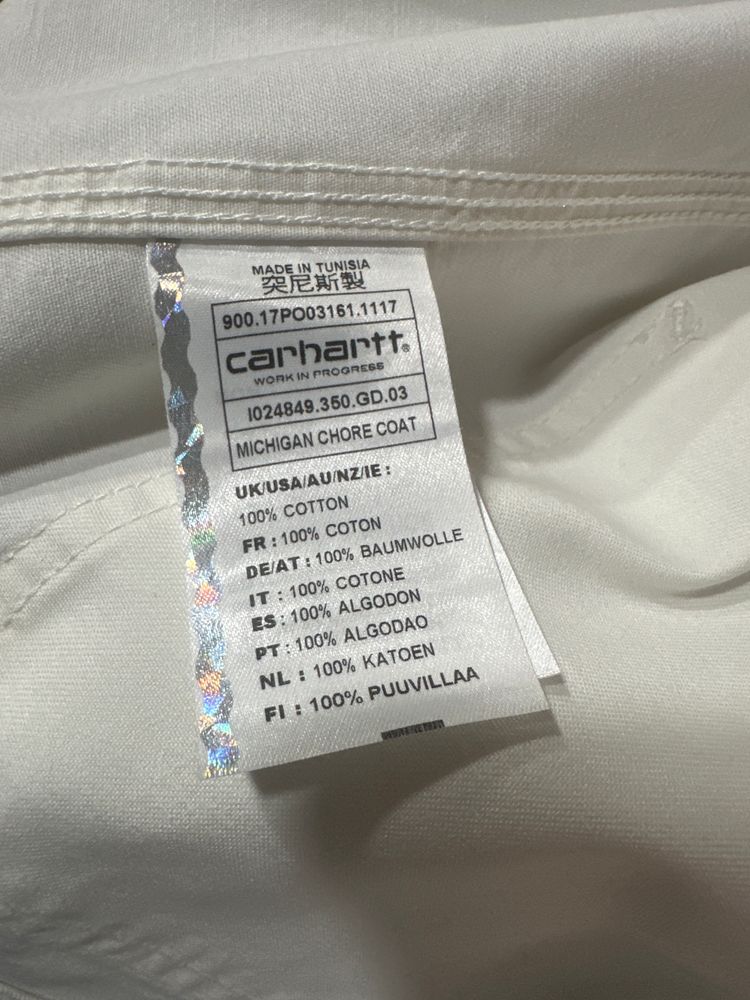 Carhartt White Work Jacket image 4