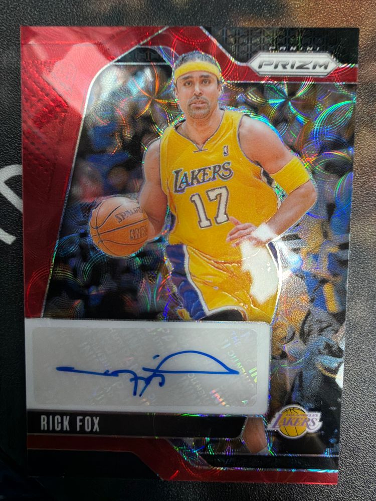 Single Rick Fox Panini autograph 