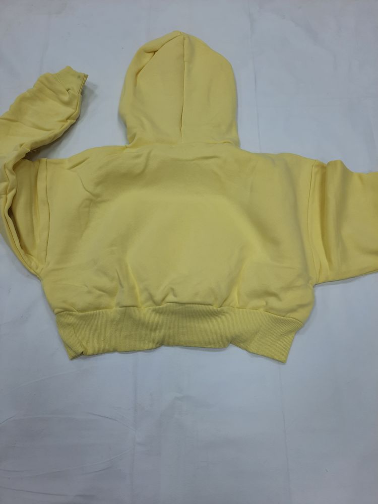 Yellow Hoodie And Joggers Set image 5