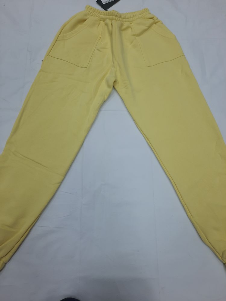 Yellow Hoodie And Joggers Set image 4