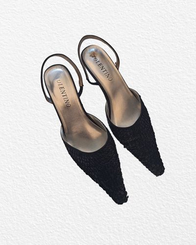 Black Slingback Heels