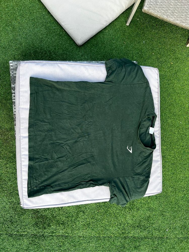 Gymshark Gymshark Men's Dark Green Logo T-Shirt Large product image