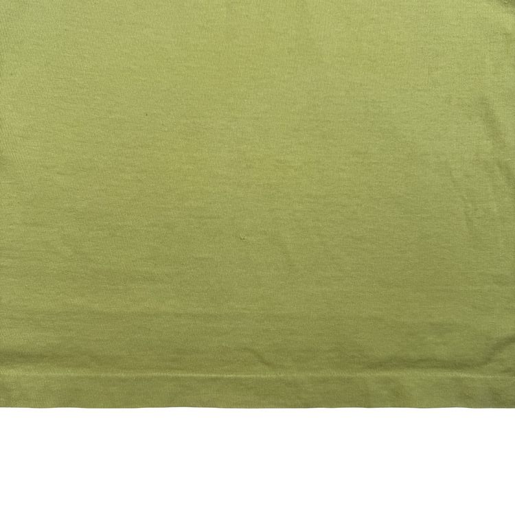 Stone Island 80's Spellout Vintage Yellow Cotton Blend Tennis Shirt - Medium image 6