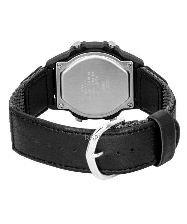 Casio Standard Digital Leather And Cloth Strap Quartz W-220HF-8AV Unisex Watch 2