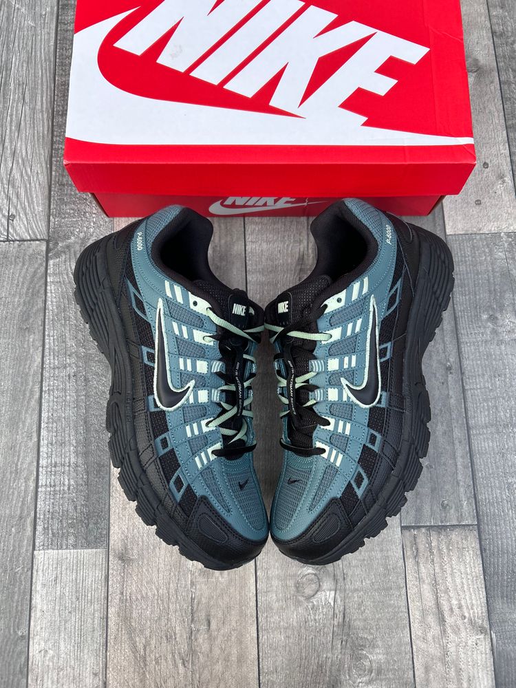 Nike P6000 PRM Trainers - ‘Black Mineral Slate’ - Size UK 7,9.5  obraz 7