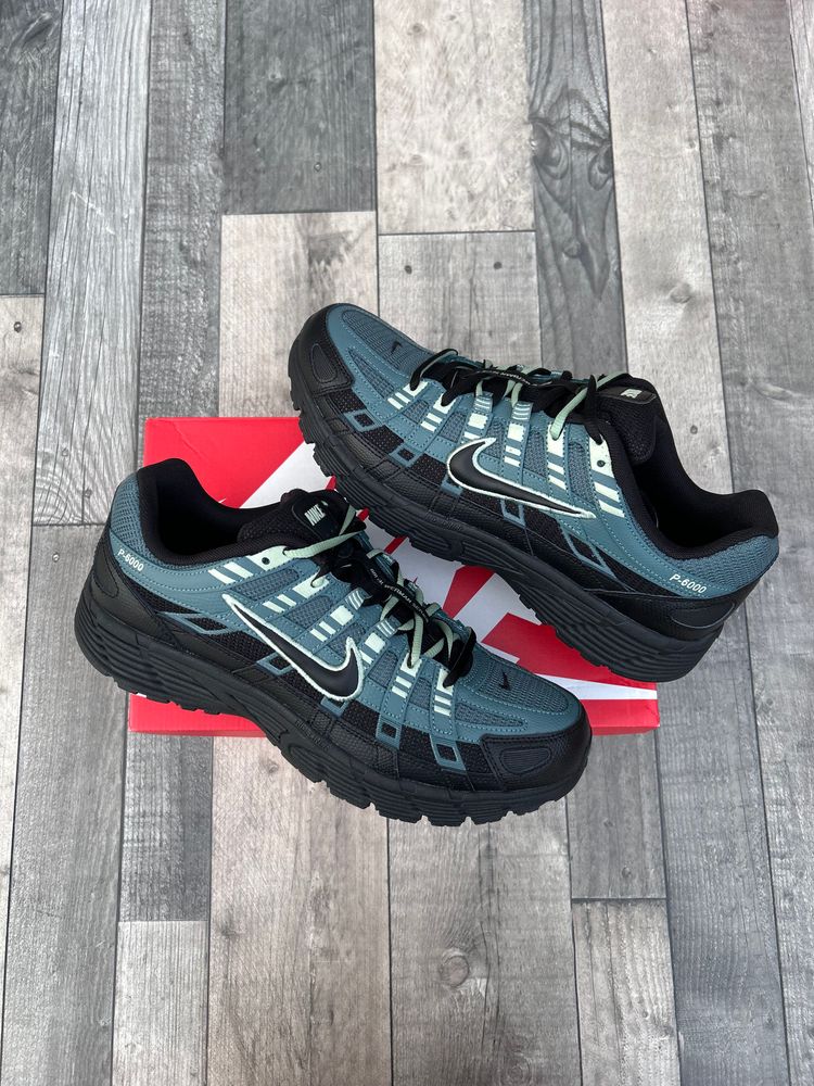 Nike P6000 PRM Trainers - ‘Black Mineral Slate’ - Size UK 7,9.5  obraz 3