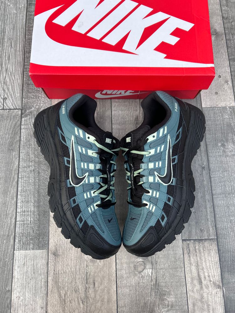Nike P6000 PRM Trainers - ‘Black Mineral Slate’ - Size UK 7,9.5  obraz 8