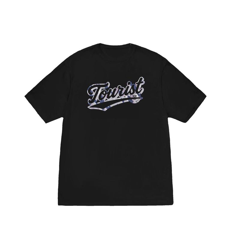 TOURIST BLUE CAMO T SHIRT NEW 