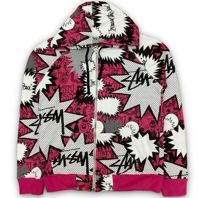 Stussy Bubble Zip-Up Hoodie 1